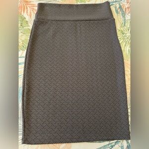 Cassie LuLaRoe Gray Pencil Skirt